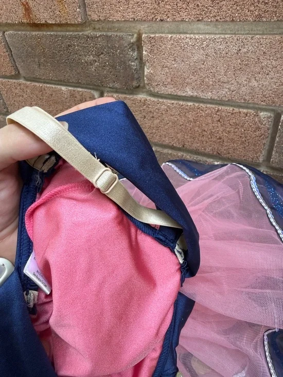 Weissman Pink and Navy Sparkle Tutu Dance Costume Size SC - Picture 9 of 9